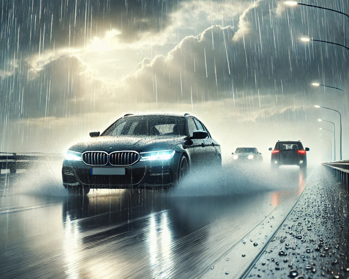 Conducción bajo lluvia