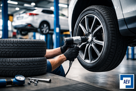 cambio de neumáticos