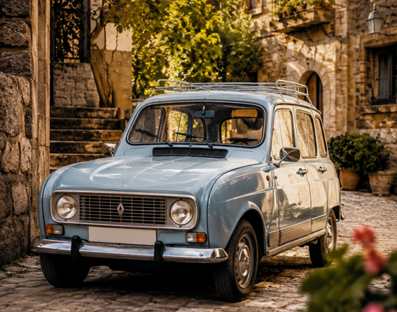 vehículo histórico con reformas