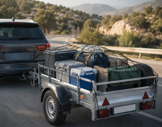 Viajar con remolque en verano